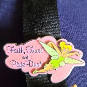 Disney Tinker Bell Pin with Pink and Green Accents